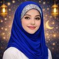 Instant Chiffon Hijab with Attached Under Cap – Party & Event Ready Modest Wear