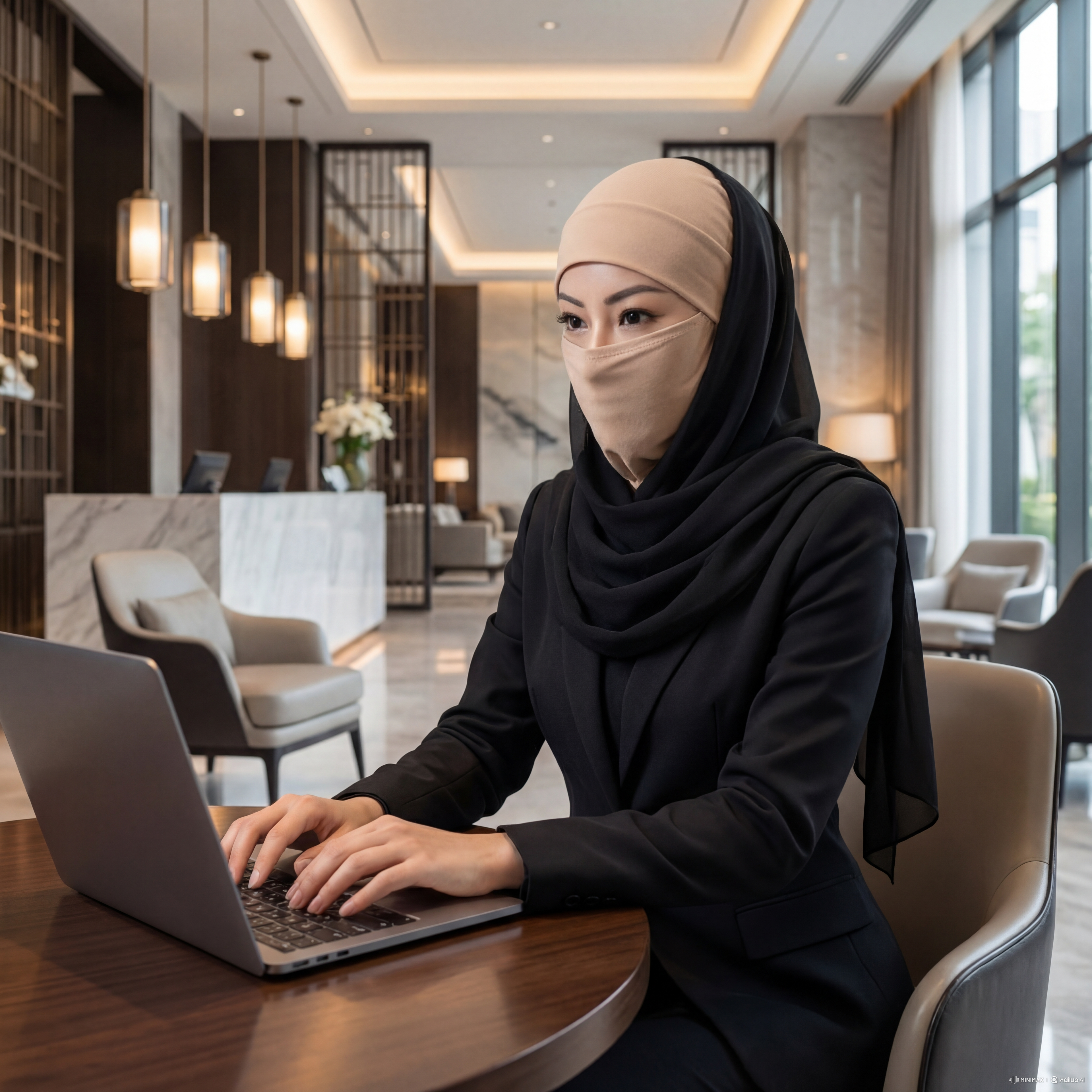 Classis Maroon Ninja Niqab Inner Cap full coverage and a secure fit (maroon color)