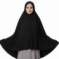 Muslim Women’s Namaz Prayer Scarf – Soft Cotton Jersey Hijab - Ehram & Naqab Style - Full Coverage