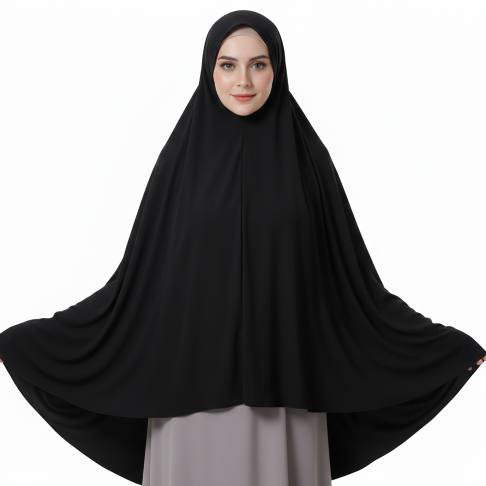 Muslim Women Namaz Prayer Scarf (Pack of 3) | Soft Cotton Jersey Hijab | Full Coverage