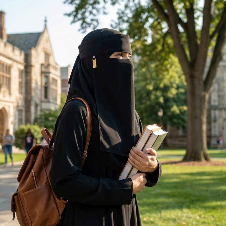 ✨ Premium Black Saudi Tie-Back Niqab Patti – Elegant & Comfortable ✨