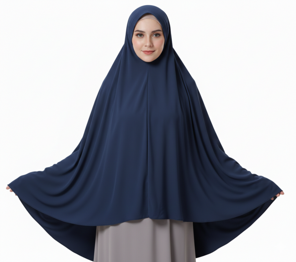 Muslim Women Namaz Prayer Scarf (Pack of 3) | Soft Cotton Jersey Hijab | Full Coverage