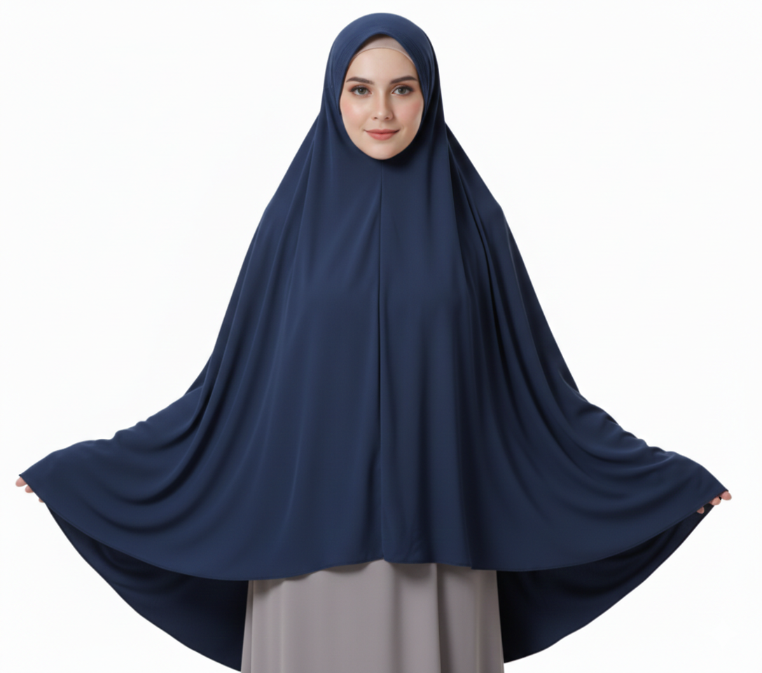 Muslim Women Namaz Prayer Scarf (Pack of 3) | Soft Cotton Jersey Hijab | Full Coverage