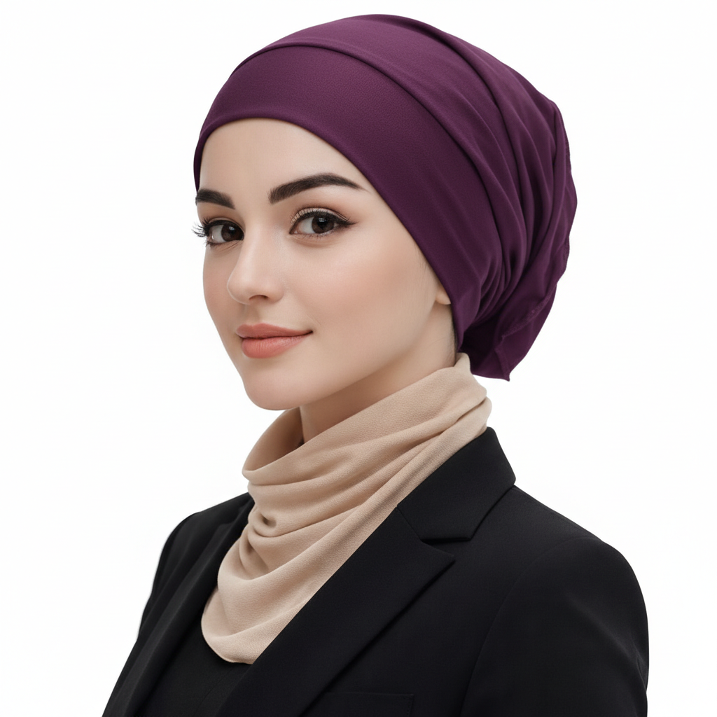 Plain Tube Inner Hijab Caps for Girls & Women, Soft, Comfortable & Breathable (Pack of 9)