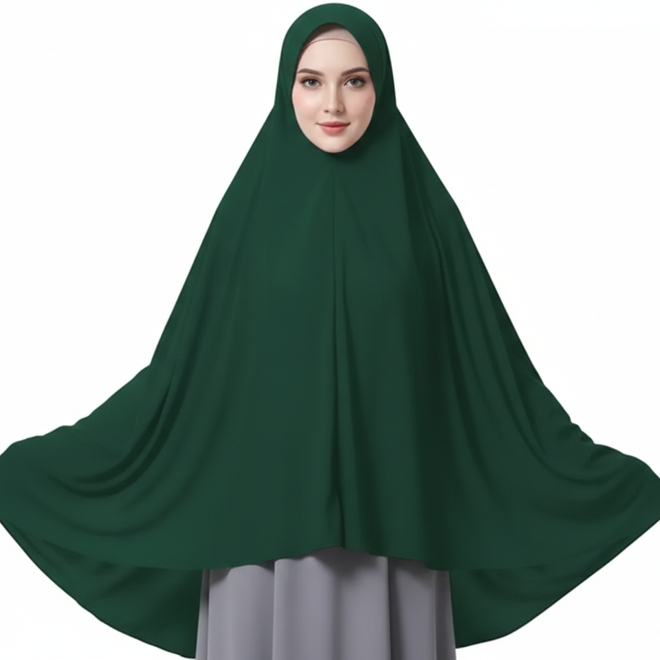 Muslim Women Namaz Prayer Scarf (Pack of 3) | Soft Cotton Jersey Hijab | Full Coverage