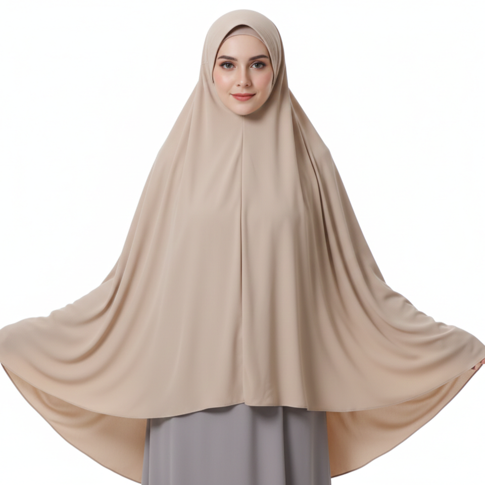 Muslim Women Namaz Prayer Scarf (Pack of 3) | Soft Cotton Jersey Hijab | Full Coverage