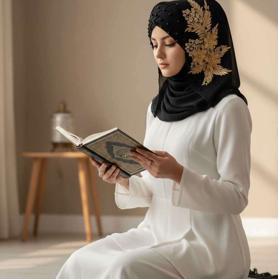 Ladies Fancy Party Wear Bridal Hijab-Elegant & Stylish Scarf Collection