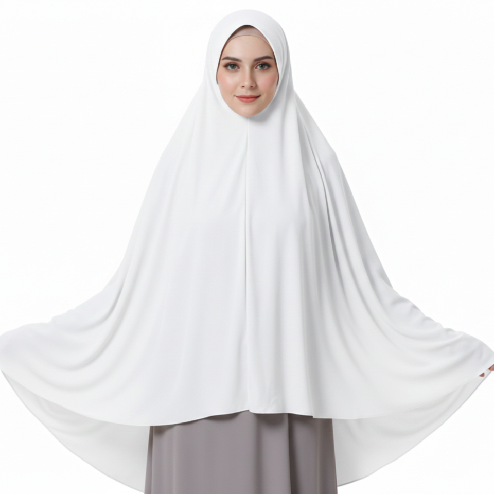 Muslim Women Namaz Prayer Scarf (Pack of 3) | Soft Cotton Jersey Hijab | Full Coverage