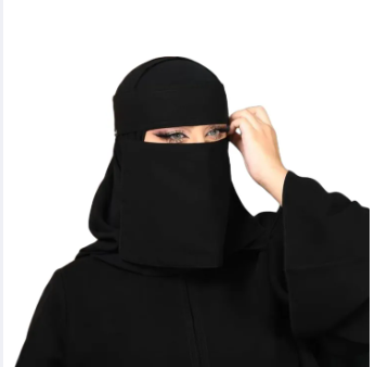 Sudai Niqab, Premium Chiffon, Ready-to-Wear, Lightweight & Comfortable Design