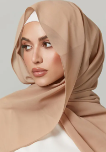 Chiffon Hijab Scarf for Girls, Soft & Breathable Everyday Luxury for Modest Queens 👑