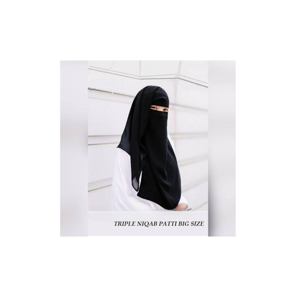 3-Layer Hijab (Triple Layer Niqab)