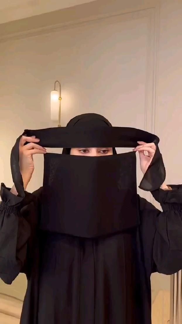 Sudai Niqab, Premium Chiffon, Ready-to-Wear, Lightweight & Comfortable Design