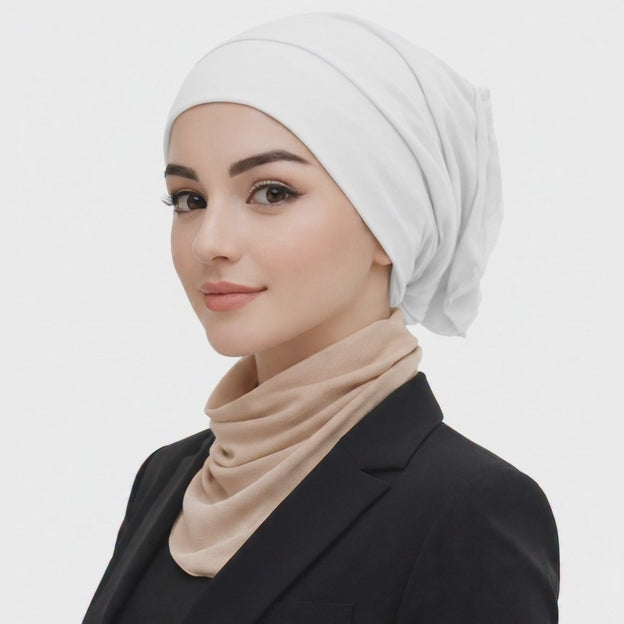 Plain Tube Inner Hijab Caps for Girls & Women, Soft, Comfortable & Breathable (Pack of 9)