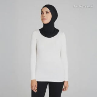 Super Ninja Breathable Cotton Hijab Cap — Adjustable, Soft & Seamless Comfort