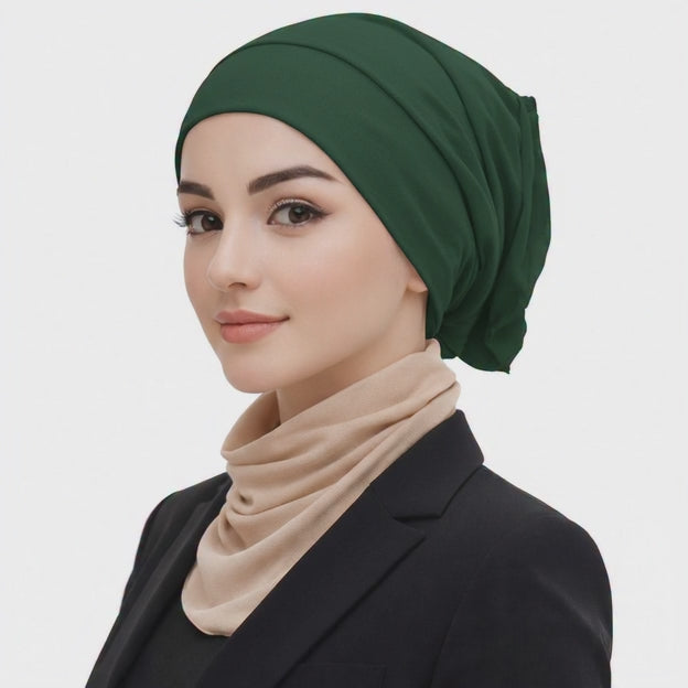 Plain Tube Inner Hijab Caps for Girls & Women, Soft, Comfortable & Breathable (Pack of 9)