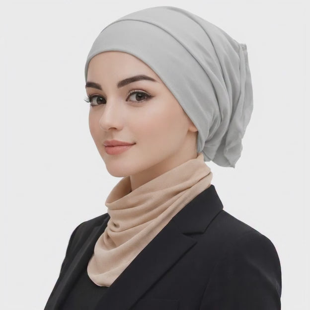 Plain Tube Inner Hijab Caps for Girls & Women, Soft, Comfortable & Breathable (Pack of 9)